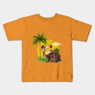 moroccan camel Kids T-Shirt